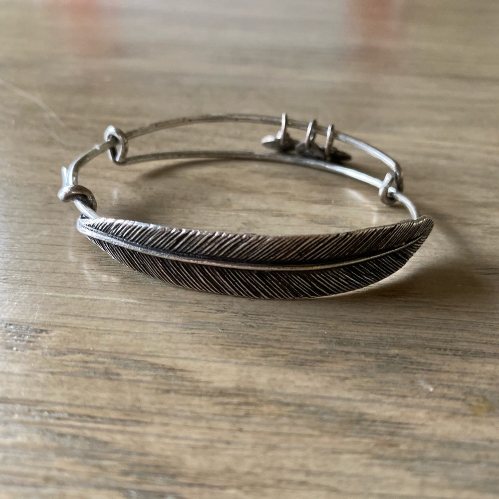 Alex and Ani Quill Feather Bangle